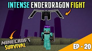 😱ULTIMATE ENDERDRAGON FIGHT MINECRAFT In Survival  Teddy Gaming  Episode 20 [upl. by Etak]