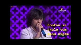 Honton se chulo tum sonu nigam Tribute to Jagjit Singhji [upl. by Sara-Ann]