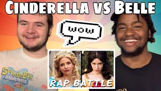 CINDERELLA vs BELLE Princess Rap Battle’ REACTION [upl. by Ignatz]