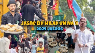 Jasne Eid Milad UN Nabi juloos 2024 Ahmedabad Gujarat Noddyshaan [upl. by Ocirema]