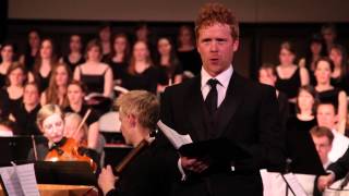 Handels Messiah  Recitative No 2 Comfort Ye  Ross Hauck [upl. by Gannie54]