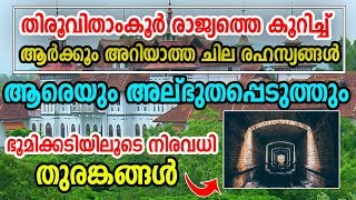 Interesting Facts about Travancore Kingdom  Secret Underground Path  രഹസ്യ തുരങ്കം [upl. by Takakura105]