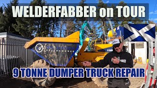 9 Tonne Dumper Truck Repair WELDERFABBER Episode 003 [upl. by Frick]