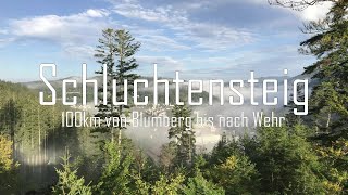 WANDERN  5 Tage SCHLUCHTENSTEIG im Schwarzwald [upl. by Seabury]