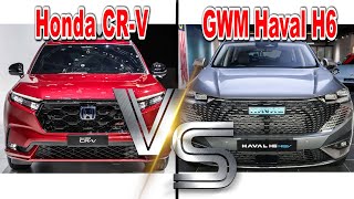 2024 GWM Haval H6 HEV vs Honda CRV RS eHEV [upl. by Posehn]