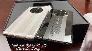 Huawei Mate 40 RS Porsche Design Unboxing 🔥🔥 Beautiful Beast  Ceramic Black amp White [upl. by Llecram]