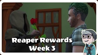 Flirting With Death  Reapers Rewards  Week 3  Sims 4  Lets Play [upl. by Chow]