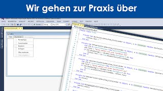 Visual Basic lernen 4  Wir gehen zur Praxis über [upl. by Anitrak]