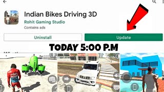 Indian Bike Driving 3D NEW UPDATE  New Cheat Codes 2023 [upl. by Keily271]