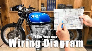 How To Develop A Wiring Diagram For Your Motorcycle [upl. by Akiwak]