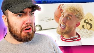 Reacting to Jake Paul  23 Official Music Video Starring Logan Paul [upl. by Ynatterb]