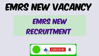 Emrs next recruitment  emrs new vacancy  emrs update  emrs vacancy  emrs recruitment  emrs [upl. by Hubie914]