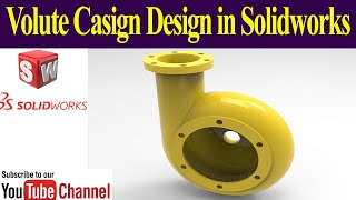 Solidworks Practice Tutorials Centrifugal Pump Volute Casing [upl. by Millwater170]