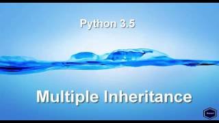 Multiple Inheritance  Python 35 [upl. by Inirt26]