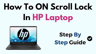 How To ON Scroll Lock In HP Laptop Windows 11 [upl. by Ajnotal]