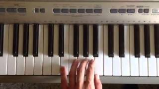 Conga Gloria Estefan piano tutorial montuno basico  Carlos M [upl. by Llenrod]