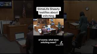 SlimeLife Shawty Testifies About Snitching [upl. by Aihset]