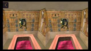 Tutankhamuns Mask  3D Virtual Reality Egypt History [upl. by Eelam]