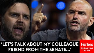 JUST IN John Fetterman Roasts JD Vance Following Vice Presidential Debate [upl. by Coop639]