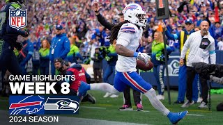 Buffalo Bills vs Seattle Seahawks Game Highlights  NFL 2024 Season Week 8 [upl. by Ashwell750]