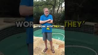 No tear out pool deck remodel in Austin Texas shorts [upl. by Choong]