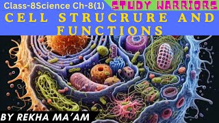 CELL STRUCTURE AND FUNCTIONS  NCERT  CBSE 202425  BY REKHA MA’AM [upl. by Baird]