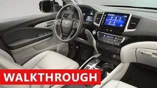 2017 Honda Pilot Interior amp Exterior  Test Drive [upl. by Darrick]