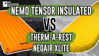 NEMO Tensor Insulated vs Thermarest Neoair Xlite  Sleeping Pad Comparison [upl. by Asilegna]