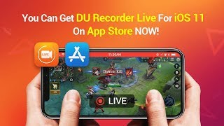 Live Stream iphone Screen to YouTube  DU Recorder Live for iOS 11 Available Now [upl. by Rutter]