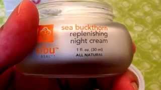 Sibu Beauty Sea Buckthorn Replenishing Night Cream REVIEW [upl. by Cartwright791]