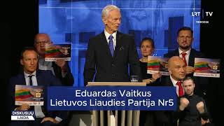 Eduardas Vaitkus Elektromobilių Įsigijimui Paramos Suteikti Nereikia – LRT TV [upl. by Allsopp298]