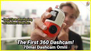 70mai Dash Cam Omni Review after a month The first 360° rotating Dash Cam [upl. by Allebasi]