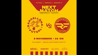 Diretta🎥 Barcellona Futsal vs Regalbuto [upl. by Acilef]