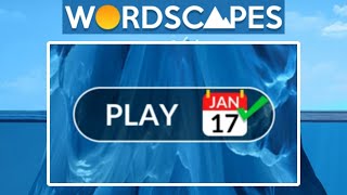 Wordscapes Daily Puzzle January 17 2024 [upl. by Fauver]