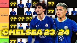 HACEMOS EL TIERLIST DE LA PLANTILLA DEL CHELSEA 2324 [upl. by Salazar]