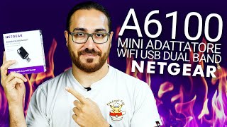 Netgear A6100 un mini adattatore WiFi ad alte prestazioni [upl. by Marfe38]