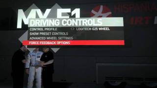 My Wheel Settings on G25 F1 2010 [upl. by Rolyab]