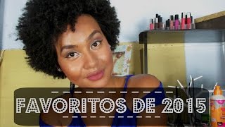 Top 5  Favoritos de beleza de 2015 [upl. by Suoilenroc677]