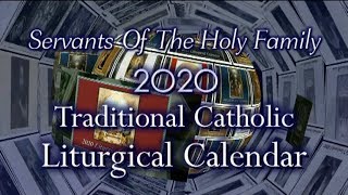 Servants Of The Holy Family 2020 Liturgical Calendar [upl. by Ycram]