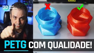 COMO IMPRIMIR 3D PETG COM QUALIDADE [upl. by Enileqcaj660]