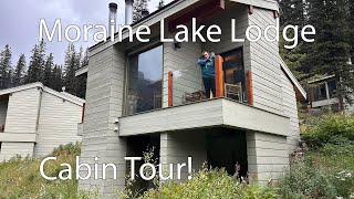 Moraine Lake Lodge Cabin Room Tour [upl. by Itsrik]