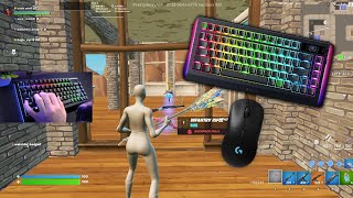 Unboxing Razer Blackwidow V4 Pro 75 Mechanical Keyboard  Fortnite Keyboard Sounds Gameplay [upl. by Regni]