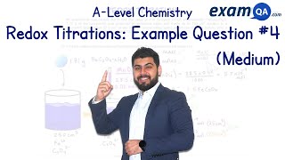 Redox Titrations Example Question 4 Medium  ALevel Chemistry [upl. by Gnof]