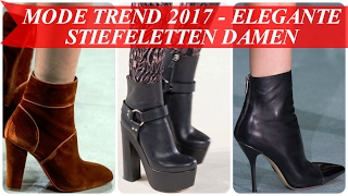 Mode trend 2017 elegante stiefeletten damen [upl. by Levan736]