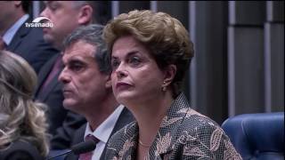 Impeachment Dilma faz discurso de defesa no Senado assista na íntegra [upl. by Eissen481]