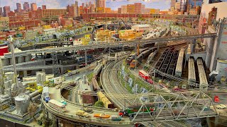 Bill Kachels Famous Private HO Scale Model Railroad Layout [upl. by Ennayhc]