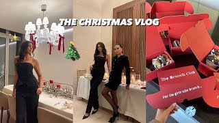 THE CHRISTMAS VLOG Family secret Santabrunchmovieshopping and friends فلوج العيد [upl. by Nnylyrehc]