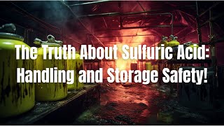 The Truth About Sulfuric Acid Handling and Storage Safety 📜💡 [upl. by Gesner179]