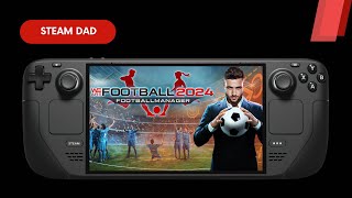 WE ARE FOOTBALL 2024  Das bessere Anstoss  Gameplay auf dem Steam Deck [upl. by Edgardo722]