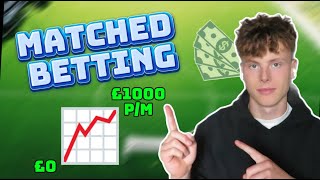 Matched Betting  Beginner guide 0£1000 per month [upl. by Eninahpets]